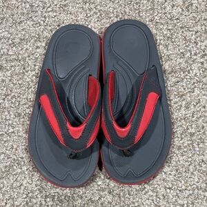 Red and Black kids flip Flop Sandals